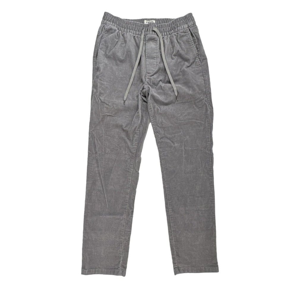 Linksoul Mens 5 Pocket Stretch Corduroy Golf Pants Gray Medium 30” Inseam